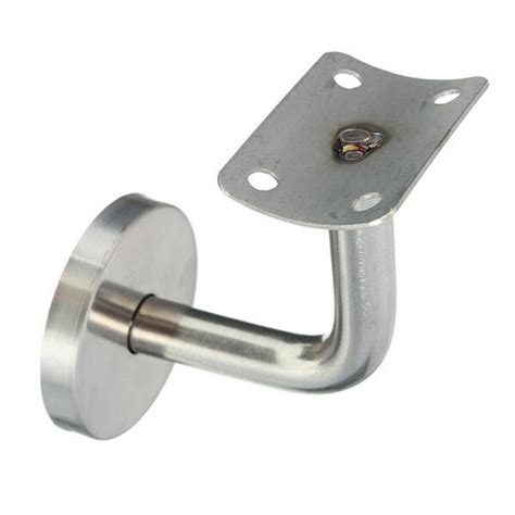 metal handrail brackets exterior|wall mounted handrail bracket.